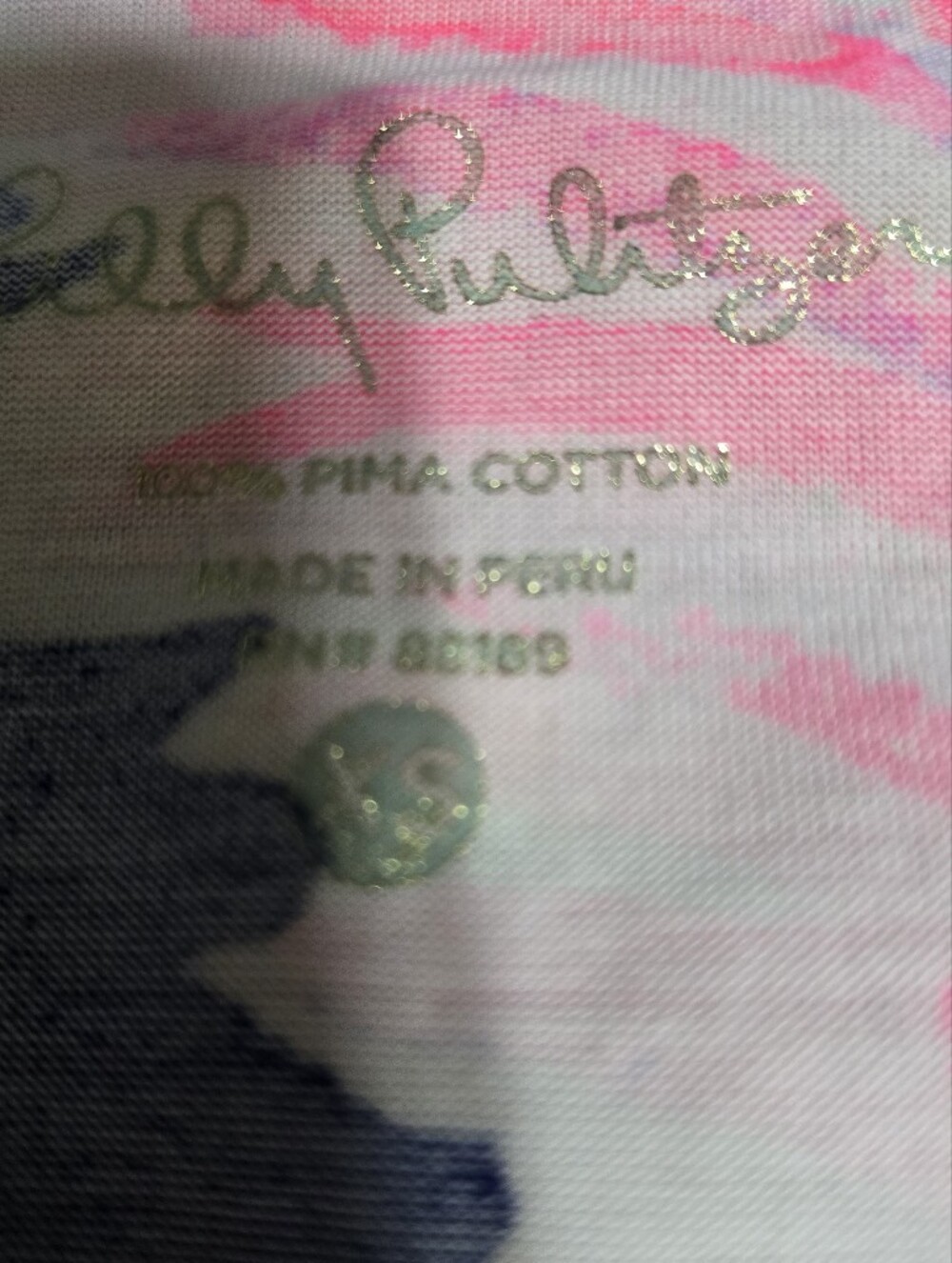 Lilly Pulitzer Sz XS Colorful, Coastal Scoop Neck Dress, Gold Button Details - Picture 2 of 11